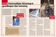 Eenvoudiger dosering is goedkoper dan ontwerp - Solids Processing