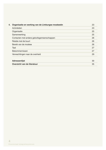 Islamitische organisaties in Limburg