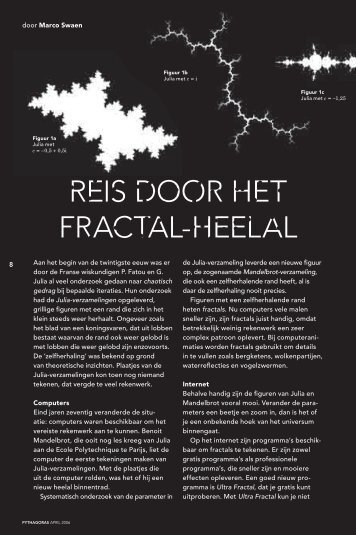 REIS DOOR HET FRACTAL-HEELAL - Pythagoras