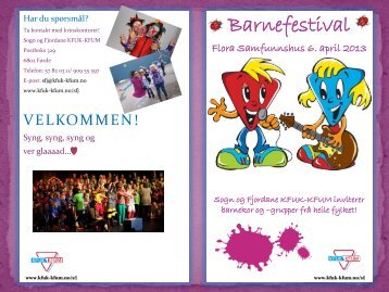 120827 - Brosjyre Barnefestival.pdf - Norges KFUK-KFUM