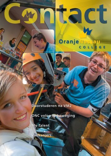 ONC Contact juni 2013 - Clauslaan - Oranje Nassau College