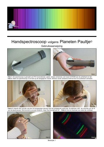 Handspectroscoop volgens Planeten Paultje©