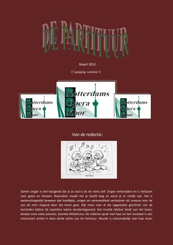 De Partituur nummer 3.pdf - Het Rotterdams Opera Koor