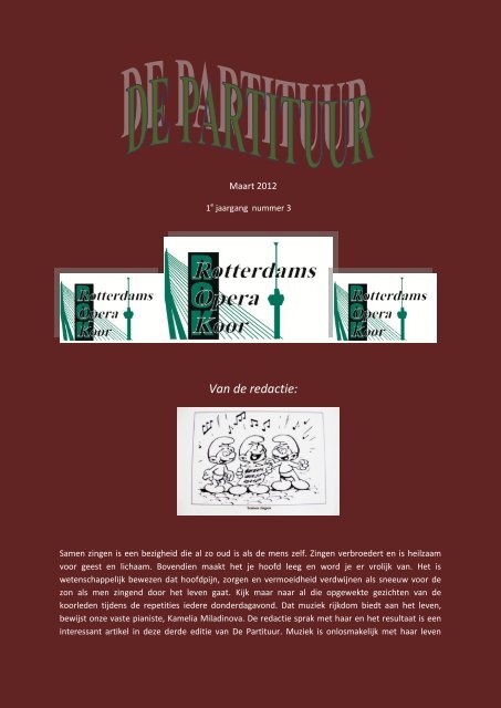 De Partituur nummer 3.pdf - Het Rotterdams Opera Koor