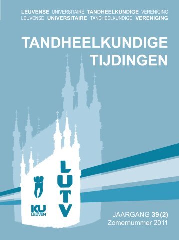 TANDHEELKUNDIGE TIJDINGEN - Lutv.be