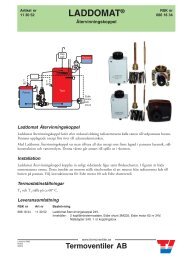 Laddomat Återvinningskoppel - Termoventiler AB