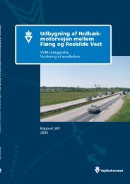 Udbygning af Holbækmotorvejen mellem Fløng og ... - Vejdirektoratet