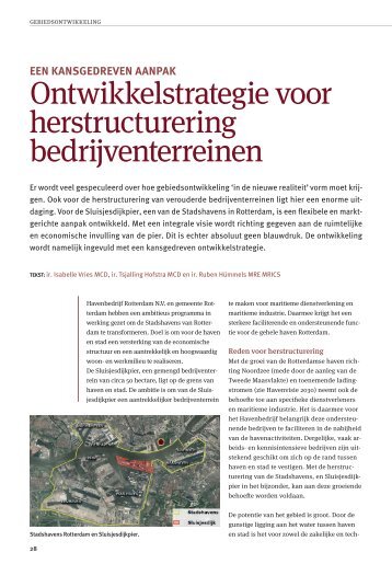 Ontwikkelstrategie voor herstructurering ... - Brink Groep