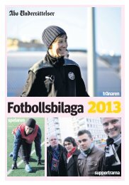 Fotbollsbilaga 2013 - Åbo Underrättelser