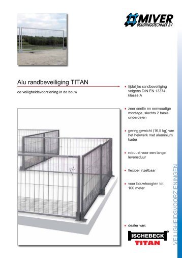 Alu randbeveiliging Titan