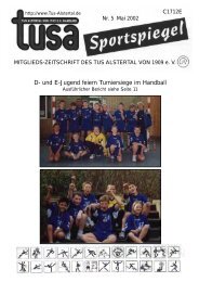 D- und E-Jugend feiern Turniersiege im Handball - SC Alstertal ...