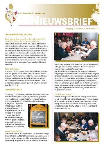 Nieuwsbrief Kerst en Oud- en Nieuwjaar 2012 - RK Parochie H ...