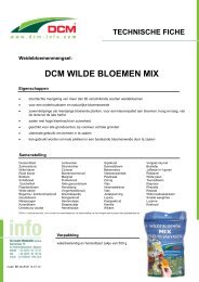 TECHNISCHE FICHE - DCM Info