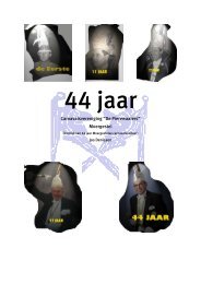 44 jaar - CV De Pierewaaiers