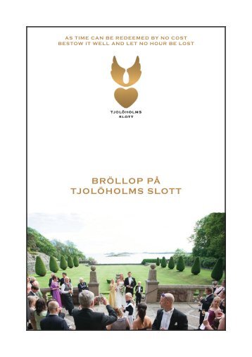 BRÖLLOP PÅ TJOLÖHOLMS SLOTT