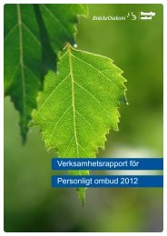 Läs vår verksamhetsrapport från 2012 här (pdf i ... - Bräcke Diakoni