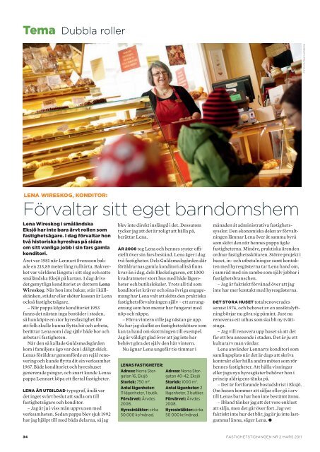 Nr 2, 2011 - Fastighetstidningen