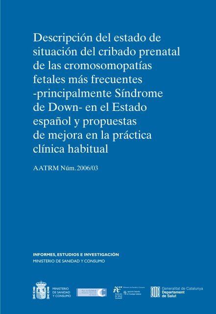 Descripción del estado de situación del cribado prenatal ... - Sergas