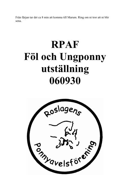 Ungponny utstllning