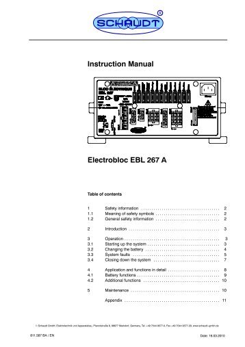 Download Ebl 99 Service Manual