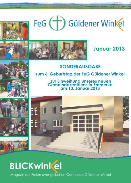 Blickwinkel 2013 Januar Sonderausgabe - Güldener Winkel