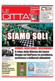 ESODATI, REINTEGRATI, DISCRIMINATI - Le Città