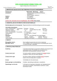 veiligheidsinformatieblad