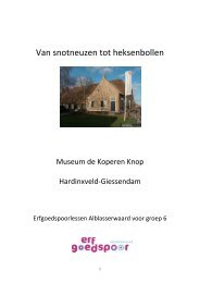 Museum De Koperen Knop - Erfgoedspoor