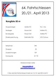 Grp-Rangliste 50m (PDF) - Fahrtschiessen