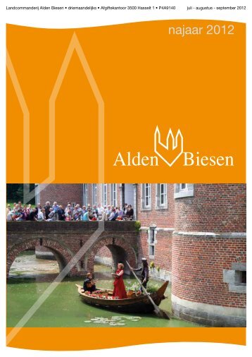 Bekijk Najaar 2012 - Landcommanderij Alden Biesen