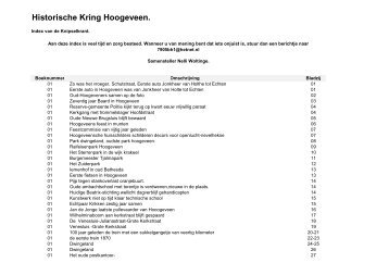 hier - Historische Kring Hoogeveen