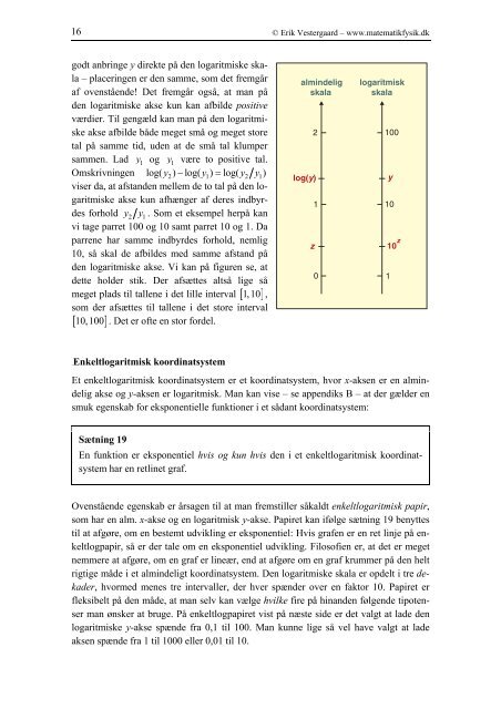 Eksponentielle funktioner - matematikfysik