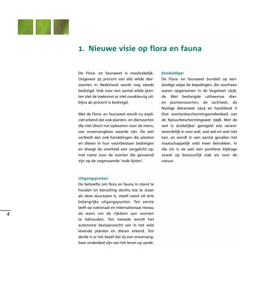 Folder soorten flora + fauna - Av Consulting