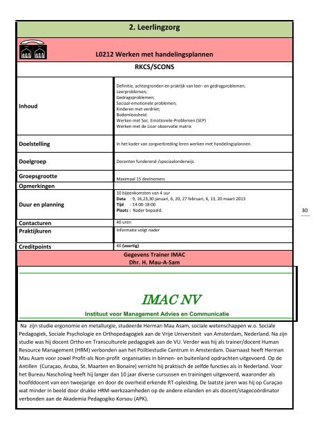 nascholing - FIdE