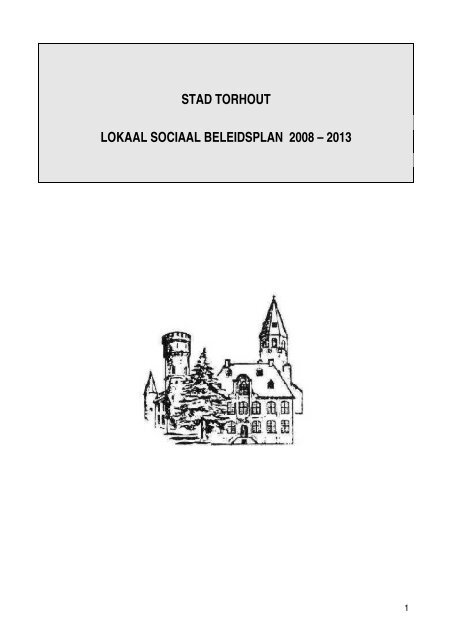 stad torhout lokaal sociaal beleidsplan 2008 – 2013 - Vlaanderen.be