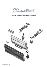 Installatie instructie horizo... - Climarad