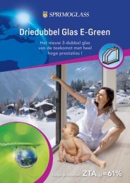 Driedubbel Glas E-Green - Sprimoglass