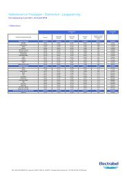 Nettarieven en Toeslagen - Elektriciteit - Laagspanning - Electrabel