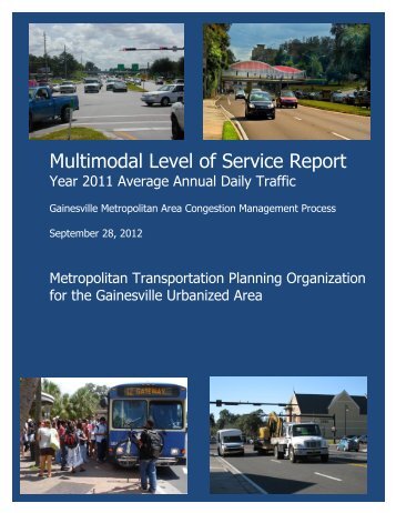 Multimodal Level of Service Report - North Central Florida Regional ...