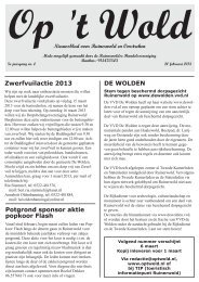 Zwerfvuilactie 2013 DE WOLDEN Potgrond sponsor aktie popkoor ...
