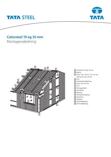 Colorsteel 19 og 35 mm Montagevejledning - Velkommen til Tata Steel