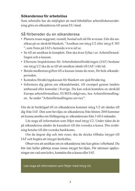 För dig som söker arbete i annat EU-land