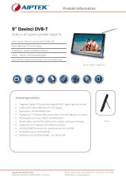 9'' Davinci DVB-T - Aiptek