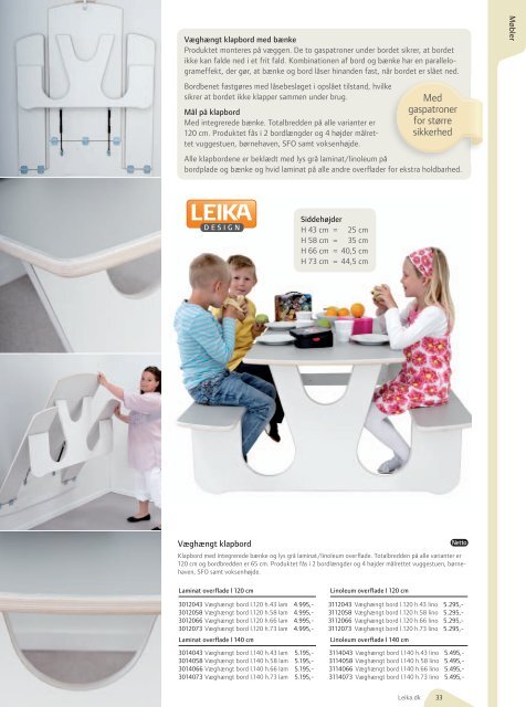 Download "LEIKA Møbler 2011.pdf" - Leika Danmark A/S