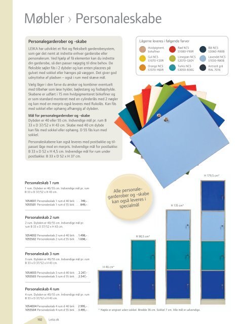 Download "LEIKA Møbler 2011.pdf" - Leika Danmark A/S