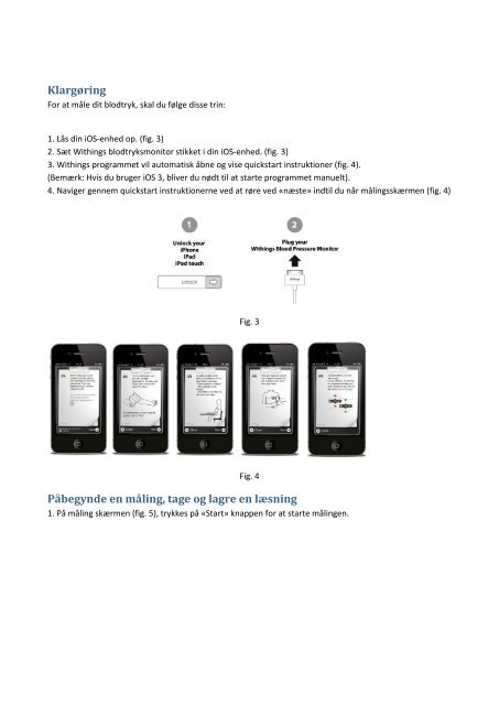 Blodstryksmåler – Dansk manual - Withings