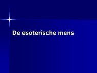 De esoterische mens