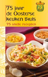 75 jaar de Oosterse keuken thuis - Conimex