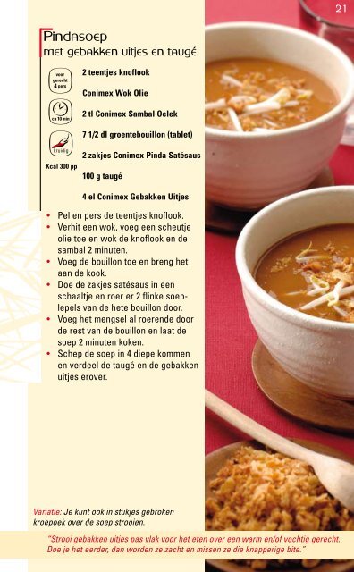 75 jaar de Oosterse keuken thuis - Conimex