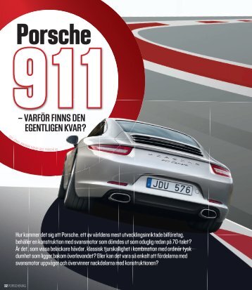 – vArför fiNNS deN egeNtligeN kvAr? - Porsche